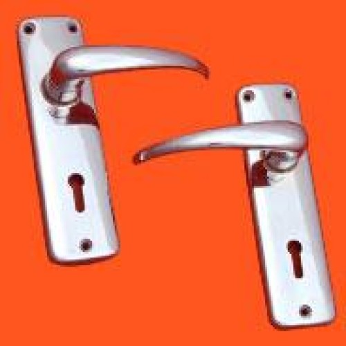 Zinc die cast-crome plated door handle plate